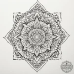 Tattoo design a tiny, abstract representation… — эскиз тату (№1754973463_0, 12.08.2025 04:37) — tattoo-photo.ru