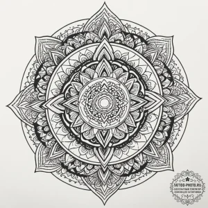 Ocean, ink illustration for tattoo, black and... - эскиз тату (№1754977886_0, 12.08.2025 05:51) — tattoo-photo.ru
