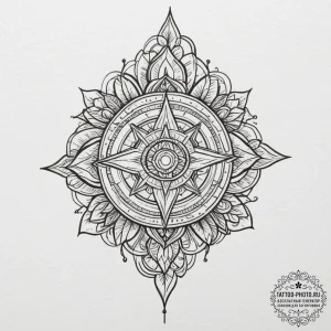 Tattoo design a "loading screen" pattern that... - эскиз тату (№1754979680_0, 12.08.2025 06:21) — tattoo-photo.ru