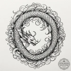 Tattoo design an abstract representation of t... - эскиз тату (№1754984425_0, 12.08.2025 07:40) — tattoo-photo.ru