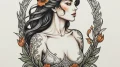 Tattoo design a human figure made of solid ro... - эскиз тату (№1754985410_0, 12.08.2025 07:56) — tattoo-photo.ru