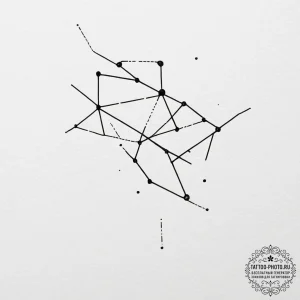 Tattoo design a specific constellation that w... - эскиз тату (№1754986197_0, 12.08.2025 08:09) — tattoo-photo.ru
