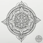 Tattoo sketch two halves of a connected chain… — эскиз тату (№1754986394_0, 12.08.2025 08:13) — tattoo-photo.ru