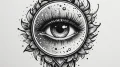 A well-used, paint-splattered artist's palett... - эскиз тату (№1754988359_0, 12.08.2025 08:45) — tattoo-photo.ru