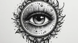 A well-used, paint-splattered artist's palett... - эскиз тату (№1754988359_0, 12.08.2025 08:45) — tattoo-photo.ru