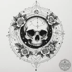 Tattoo sketch a zodiac animal’s eye, with the… — эскиз тату (№1754988755_0, 12.08.2025 08:52) — tattoo-photo.ru