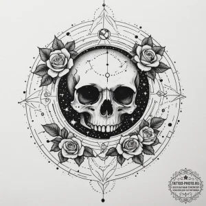 Tattoo sketch a zodiac animal's eye, with the... - эскиз тату (№1754988755_0, 12.08.2025 08:52) — tattoo-photo.ru