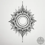 Tattoo design a delicate light breaking throu… — эскиз тату (№1754990737_0, 12.08.2025 09:25) — tattoo-photo.ru