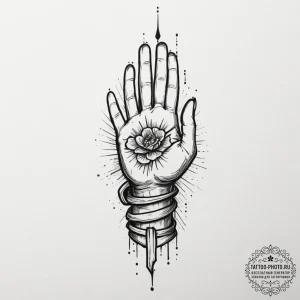 Tattoo design a wrist with a subtle line form… — эскиз тату (№1754996917_0, 12.08.2025 11:08) — tattoo-photo.ru