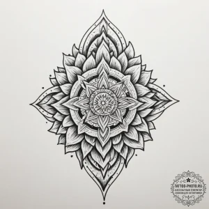 Tattoo sketch an abstract 'aura' of resilienc... - эскиз тату (№1754998747_0, 12.08.2025 11:39) — tattoo-photo.ru