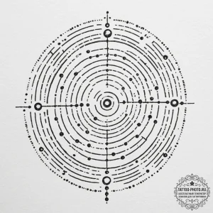 Morse code message, ink illustration for tatt... - эскиз тату (№1755002835_0, 12.08.2025 12:47) — tattoo-photo.ru