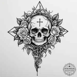 Tattoo sketch a delicate vine wrapping around... - эскиз тату (№1755004811_0, 12.08.2025 13:20) — tattoo-photo.ru