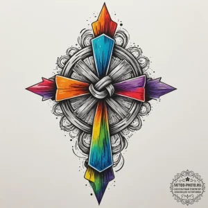 Tattoo design a single, elegant knot that rep... - эскиз тату (№1755007784_0, 12.08.2025 14:09) — tattoo-photo.ru