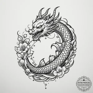 Tattoo sketch a cosmic landscape with the rul... - эскиз тату (№1755013988_0, 12.08.2025 15:53) — tattoo-photo.ru
