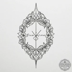 Tattoo sketch a single word split in half, on... - эскиз тату (№1755017941_0, 12.08.2025 16:59) — tattoo-photo.ru