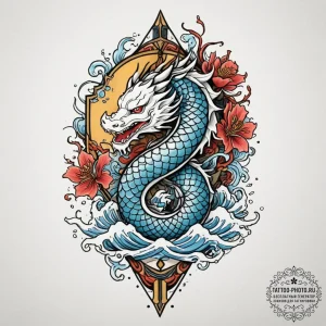 Shield and sword, ink illustration for tattoo… — эскиз тату (№1755020133_0, 12.08.2025 17:35) — tattoo-photo.ru