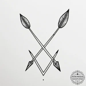 Arrow, tattoo line art, linework tattoo style… — эскиз тату (№1755020955_0, 12.08.2025 17:49) — tattoo-photo.ru