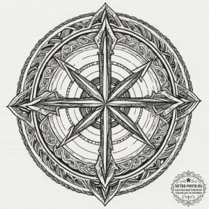Tattoo sketch: an ornamental tattoo design ba… — эскиз тату (№1755021353_0, 12.08.2025 17:55) — tattoo-photo.ru