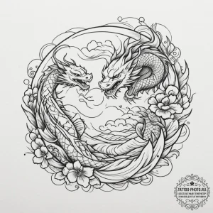 Tattoo design an abstract interpretation of a... - эскиз тату (№1755031797_0, 12.08.2025 20:49) — tattoo-photo.ru