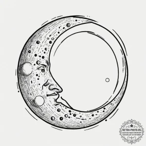 Tattoo sketch a small, elegant planet (e.g.,... - эскиз тату (№1755039312_0, 12.08.2025 22:55) — tattoo-photo.ru