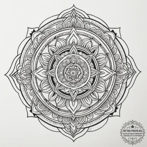 Tattoo design a mirror reflecting a different... - эскиз тату (№1755042347_0, 12.08.2025 23:45) — tattoo-photo.ru