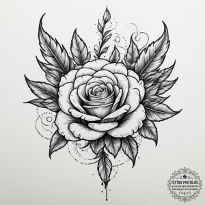 A single feather turning into birds, tattoo s... - эскиз тату (№1755046998_0, 13.08.2025 01:03) — tattoo-photo.ru
