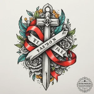 Tattoo sketch a stack of old, worn letters ti... - эскиз тату (№1755047808_0, 13.08.2025 01:16) — tattoo-photo.ru