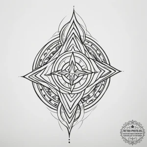 83. tattoo sketch: "krada" rune stylized as a... - эскиз тату (№1755050027_0, 13.08.2025 01:53) — tattoo-photo.ru
