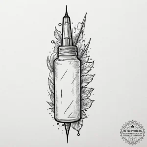 Tattoo sketch 'sushi roll' on one, 'soy sauce... - эскиз тату (№1755052805_0, 13.08.2025 02:40) — tattoo-photo.ru