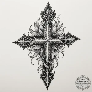 Fire, ink illustration for tattoo, detailed c... - эскиз тату (№1755055793_0, 13.08.2025 03:29) — tattoo-photo.ru