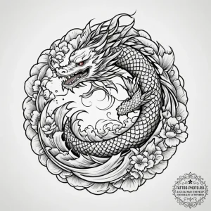 Tattoo sketch a series of concentric circles,... - эскиз тату (№1755056787_0, 13.08.2025 03:46) — tattoo-photo.ru