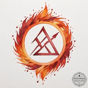 49. tattoo design: a watercolor interpretatio... - эскиз тату (№1755058381_0, 13.08.2025 04:13) — tattoo-photo.ru