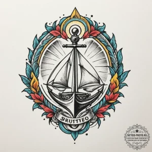Rock (symbol), artistic tattoo sketch, rough... - эскиз тату (№1755061175_0, 13.08.2025 04:59) — tattoo-photo.ru