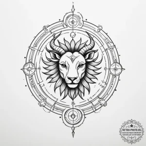 Tattoo design an abstract interpretation of t... - эскиз тату (№1755066559_0, 13.08.2025 06:29) — tattoo-photo.ru