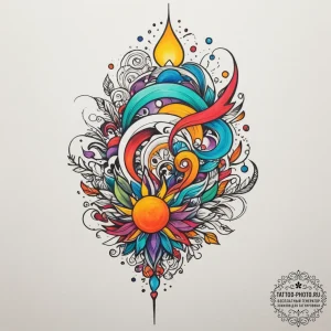Tattoo sketch a subtle depiction of a persona... - эскиз тату (№1755067358_0, 13.08.2025 06:42) — tattoo-photo.ru