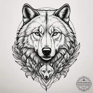 Tattoo design a specific guardian animal (e.g... - эскиз тату (№1755067955_0, 13.08.2025 06:52) — tattoo-photo.ru