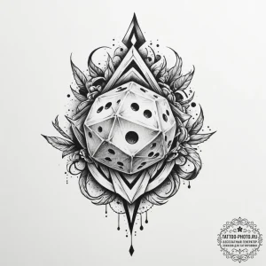 Tattoo sketch an abstract representation of a... - эскиз тату (№1755068552_0, 13.08.2025 07:02) — tattoo-photo.ru