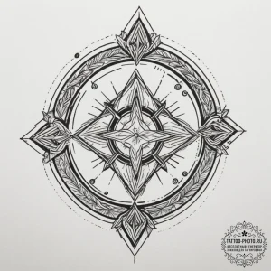 131. tattoo sketch: the rune "klad," depicted... - эскиз тату (№1755086305_0, 13.08.2025 11:58) — tattoo-photo.ru