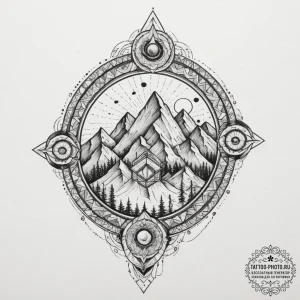 Tattoo design the glyph for capricorn (10th h... - эскиз тату (№1755091049_0, 13.08.2025 13:17) — tattoo-photo.ru