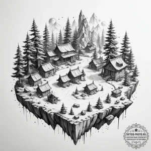 р“сђсѓрїрїр° 8: game world elements & environ... - эскиз тату (№1755103341_0, 13.08.2025 16:42) — tattoo-photo.ru
