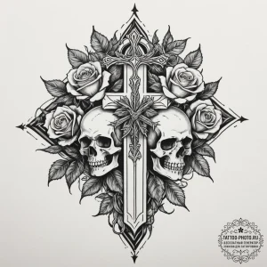 149. tattoo design: a minimalist "veda" rune,... - эскиз тату (№1755113215_0, 13.08.2025 19:26) — tattoo-photo.ru