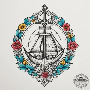 Puzzle, tattoo drawing outline, old school tr... - эскиз тату (№1755132251_0, 14.08.2025 00:44) — tattoo-photo.ru