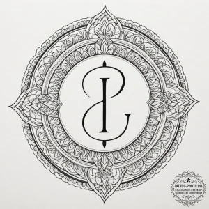 An interrobang symbol, concept art for tattoo... - эскиз тату (№1755136267_0, 14.08.2025 01:51) — tattoo-photo.ru