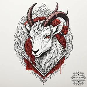 Tattoo design a capricorn goat-fish where sca... - эскиз тату (№1755144695_0, 14.08.2025 04:11) — tattoo-photo.ru