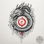 Tattoo sketch the zodiac glyph with a single,… — эскиз тату (№1755151830_0, 14.08.2025 06:10) — tattoo-photo.ru