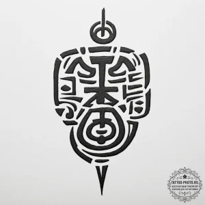 Hieroglyph - эскиз тату (№1755152222_0, 14.08.2025 06:17) — tattoo-photo.ru