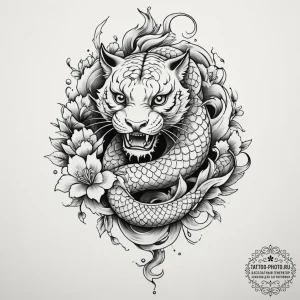 Panther, tattoo flash sheet design, soft whip... - эскиз тату (№1755158351_0, 14.08.2025 07:59) — tattoo-photo.ru