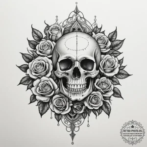 Tattoo sketch a subtle "mist" or "fog" effect... - эскиз тату (№1755159935_0, 14.08.2025 08:25) — tattoo-photo.ru