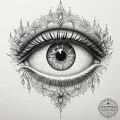 Tattoo design a fine line drawing of a human... - эскиз тату (№1755168043_0, 14.08.2025 10:40) — tattoo-photo.ru