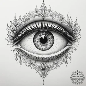 Tattoo design a fine line drawing of a human... - эскиз тату (№1755168043_0, 14.08.2025 10:40) — tattoo-photo.ru